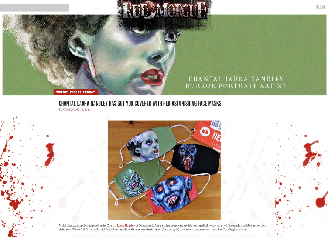 FEATURED ARTIST - RUE MORGUE MAGAZINE ChantalLauraHandley