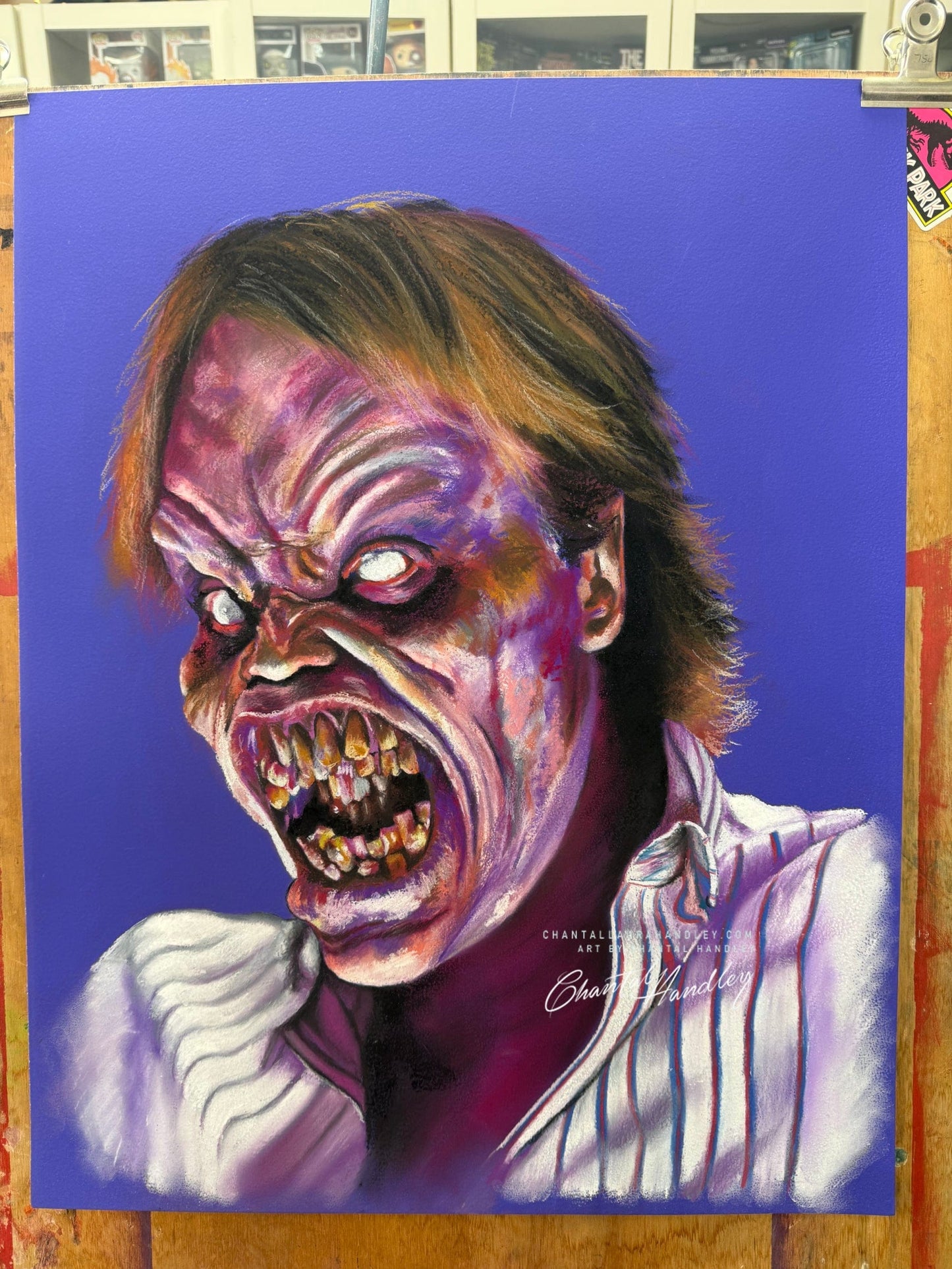 ChantalLauraHandley ORIGINAL ARTWORK Ed Getley - Evil Dead II