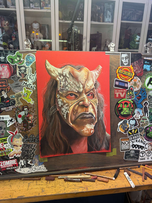 ChantalLauraHandley ORIGINAL ARTWORK The Grabber - The Black Phone.