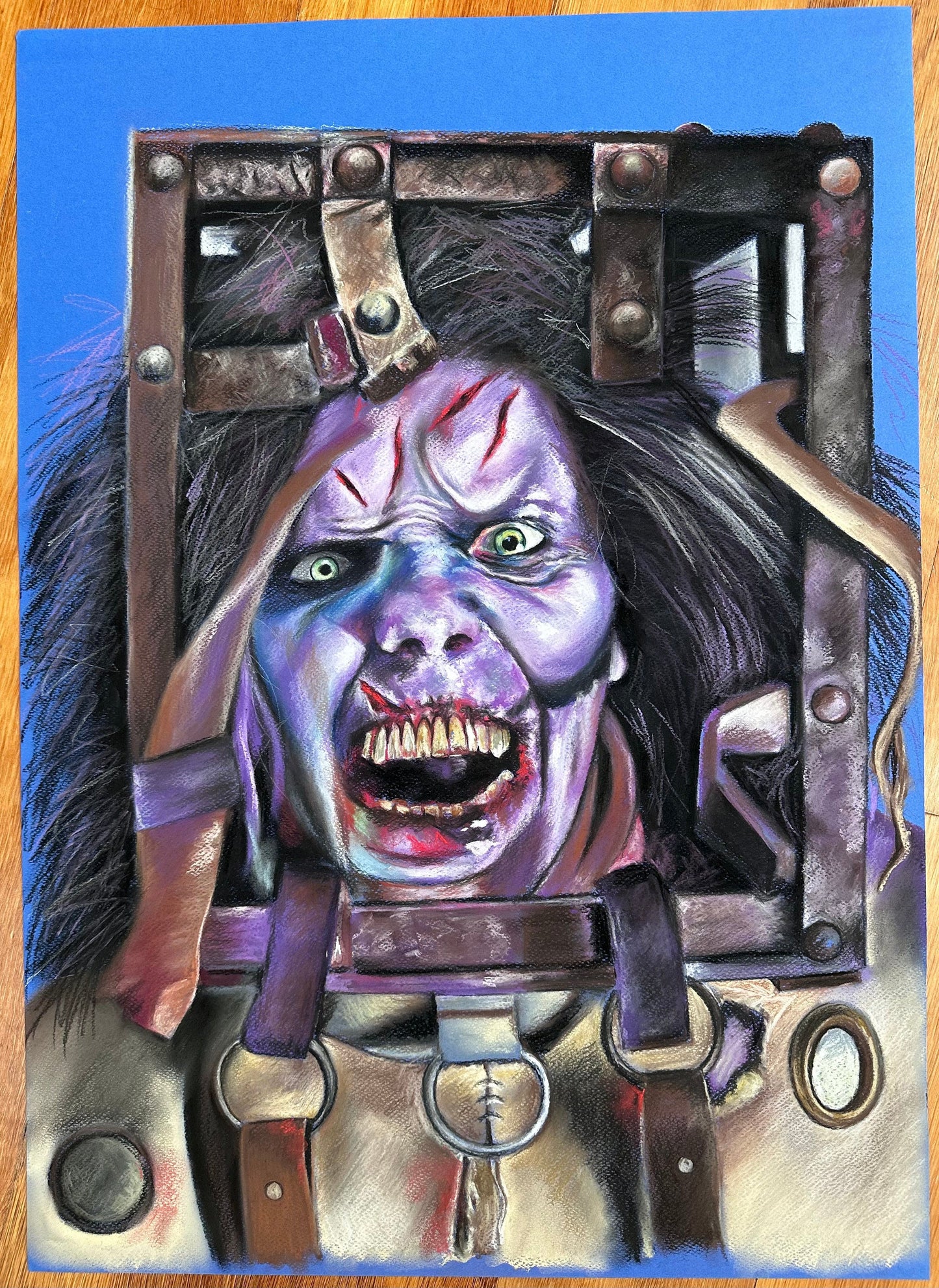 ChantalLauraHandley ORIGINAL ARTWORK THE JACKAL - Original Pastel Artwork