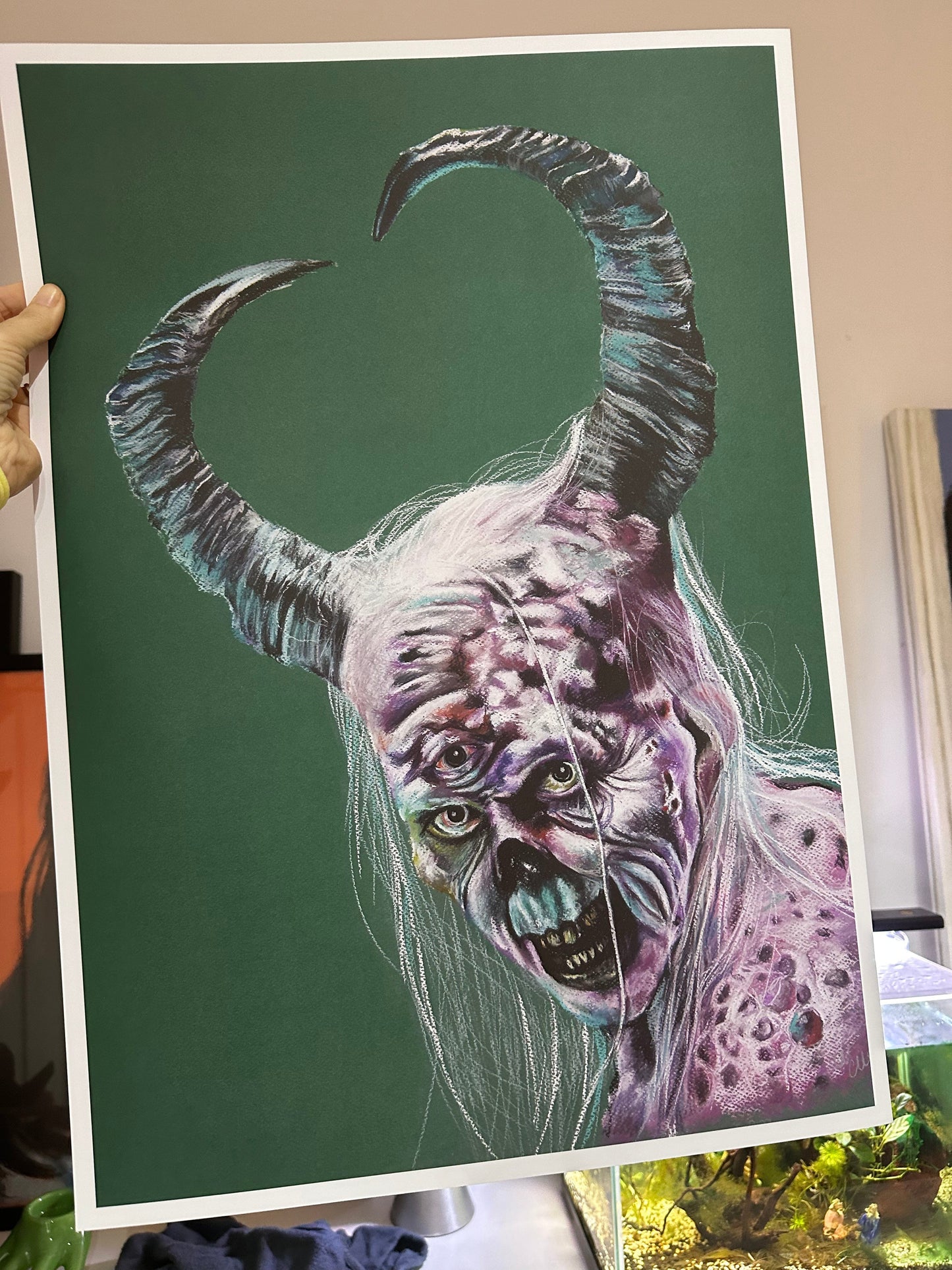 Chantal Laura Handley ART PRINT Lamashtu Demon