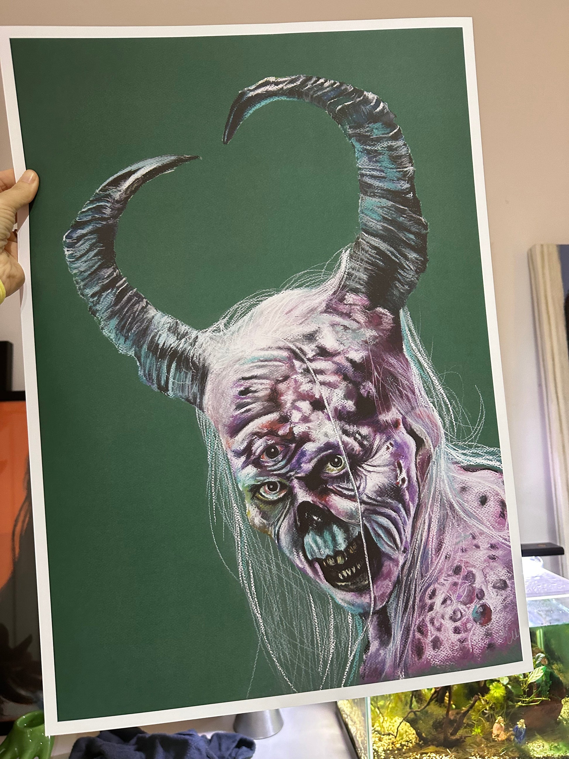 Chantal Laura Handley ART PRINT Lamashtu Demon