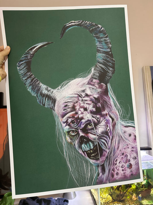 Chantal Laura Handley ART PRINT Lamashtu Demon