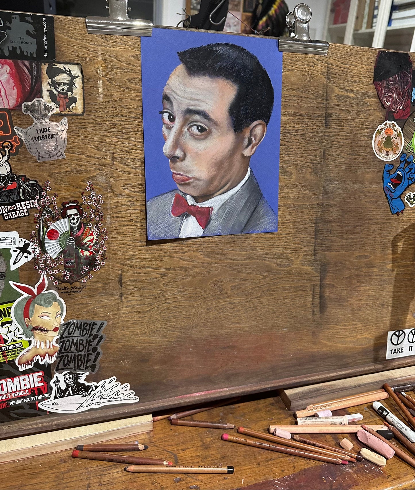 ChantalLauraHandley ORIGINAL ARTWORK PEE-WEE HERMAN