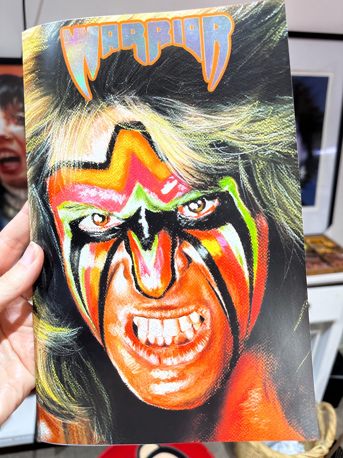 ChantalLauraHandley ART BOOK NYCC Warrior Spot Foil Art Book