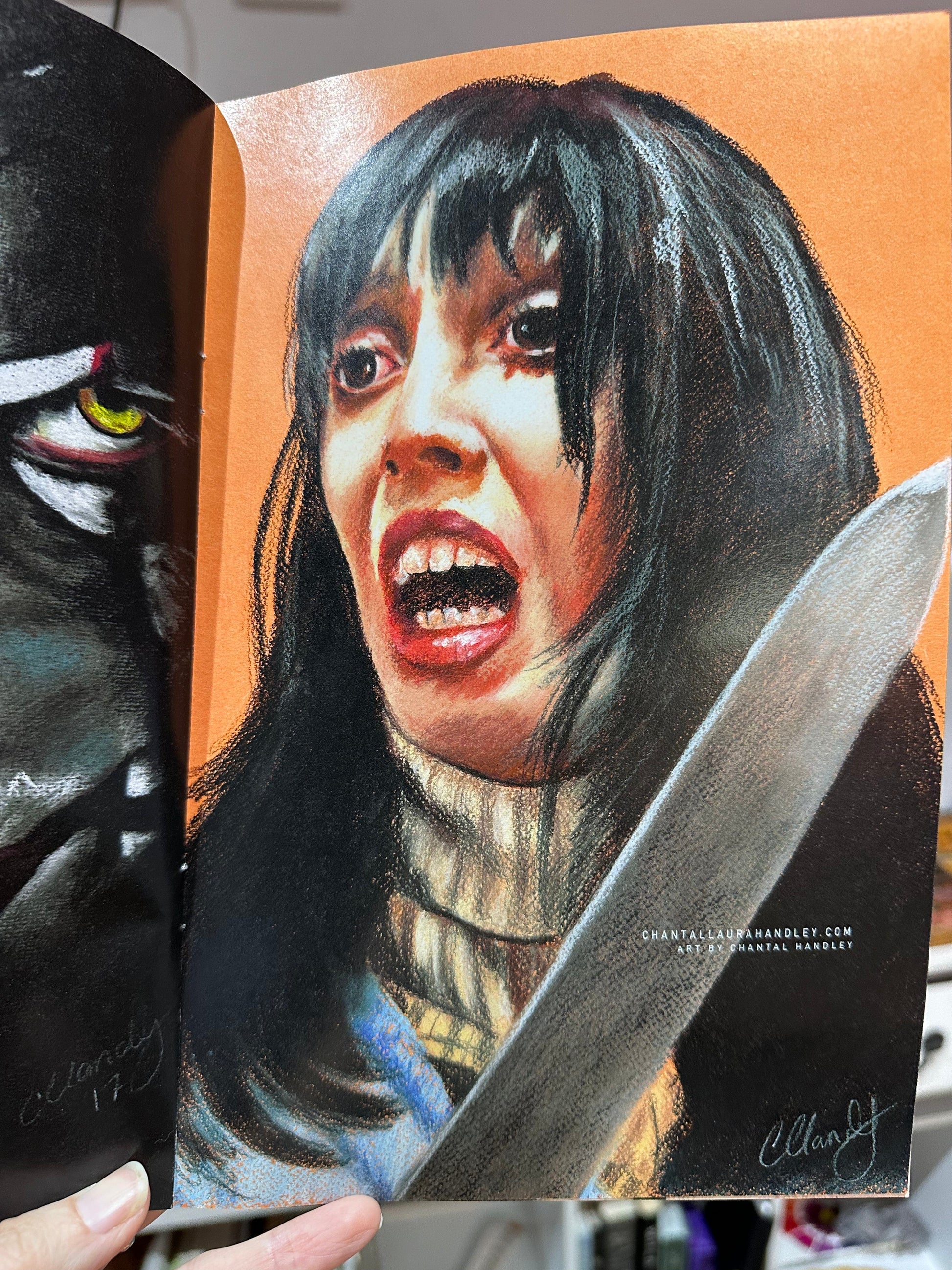 ChantalLauraHandley ART BOOK NYCC Warrior Spot Foil Art Book