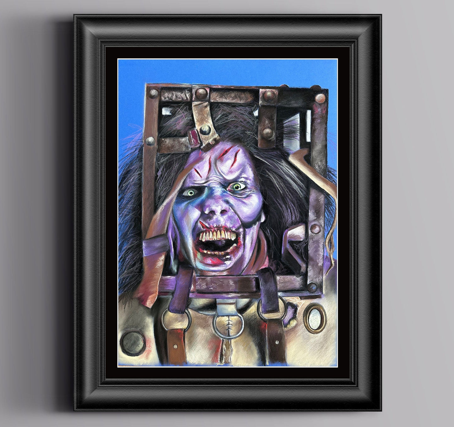 ChantalLauraHandley ORIGINAL ARTWORK THE JACKAL - Original Pastel Artwork