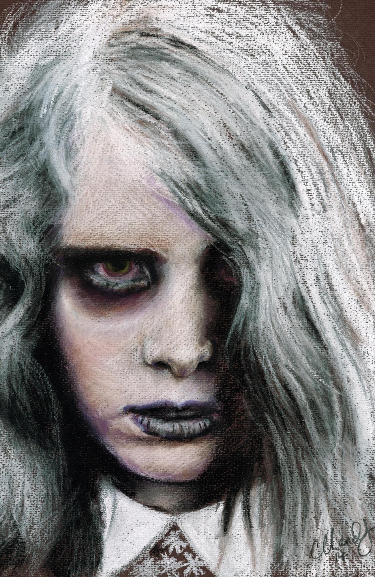 ChantalLauraHandley ART PRINT 11.6" x 16.5 in Karen Cooper - Night of the Living Dead