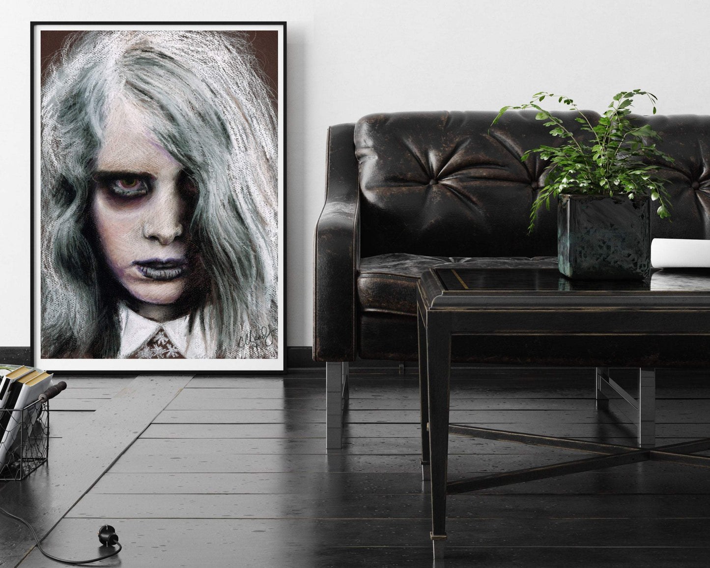 ChantalLauraHandley ART PRINT 11.6" x 16.5 in Karen Cooper - Night of the Living Dead