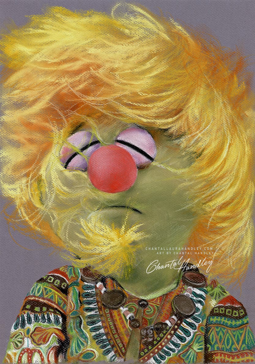 ChantalLauraHandley ART PRINT 11.6 x 16.5 Lips - Electric Mayhem