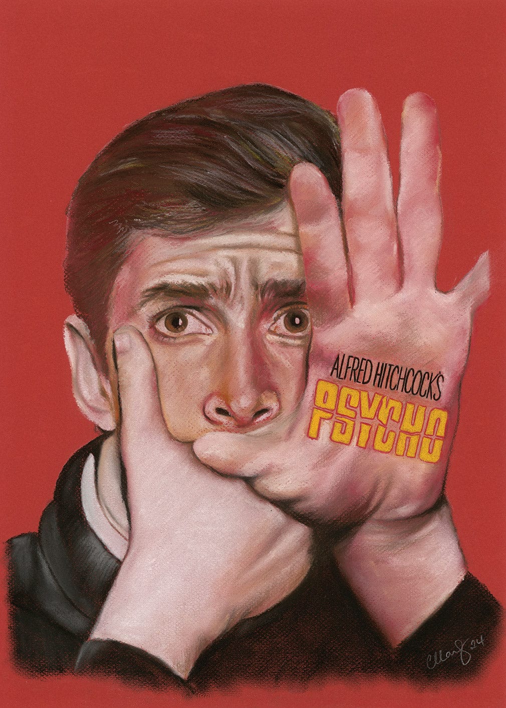 Chantal Laura Handley ART PRINT Norman Bates (Psycho)
