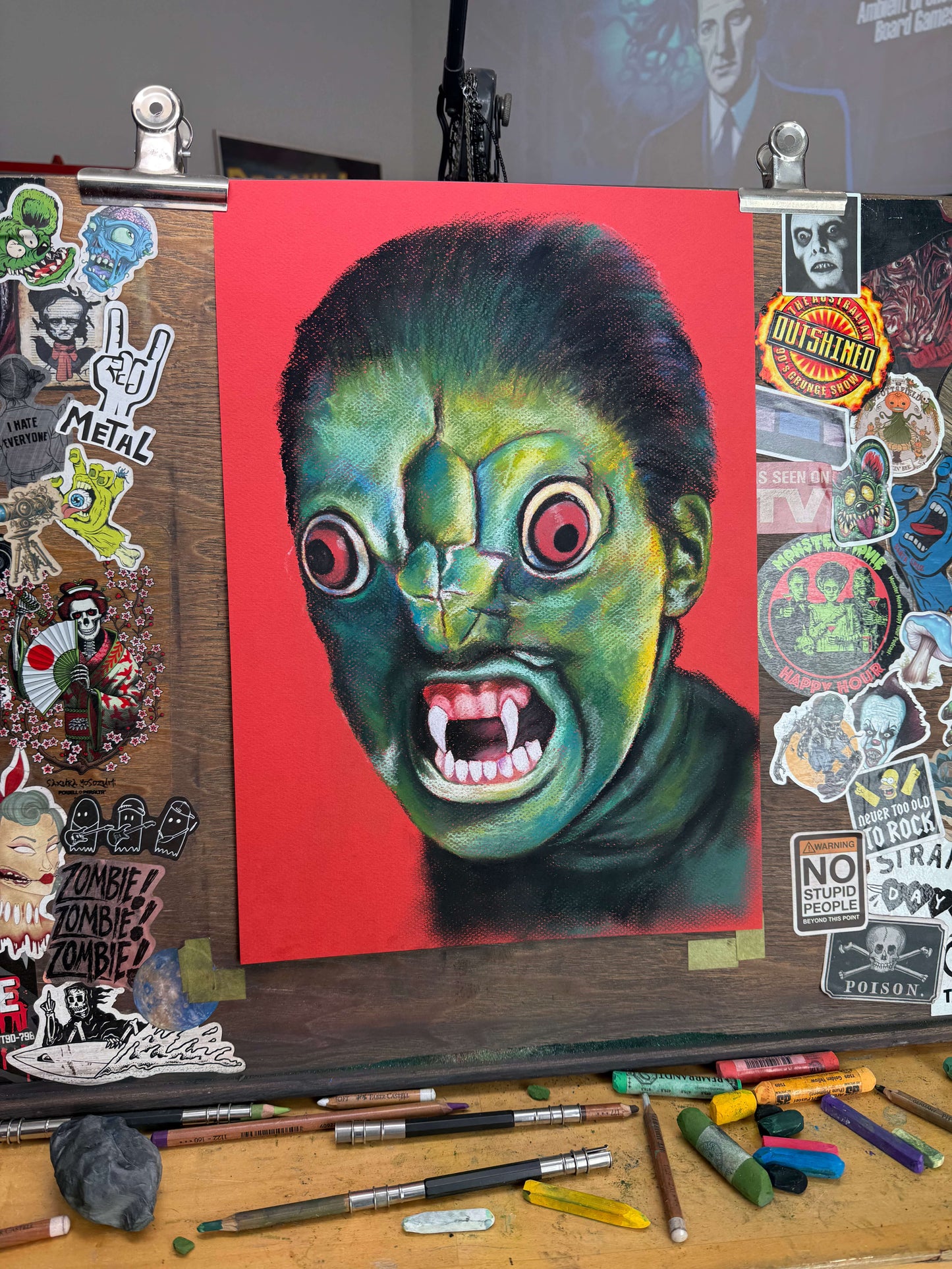 ChantalLauraHandley ORIGINAL ARTWORK The Reptile - Original Work