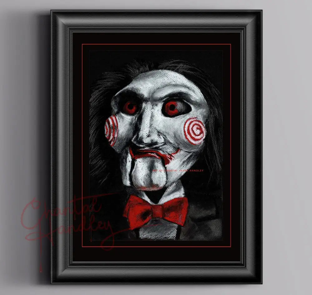 ChantalLauraHandley ORIGINAL ARTWORK Billy the Puppet - Original Pastel Artwork