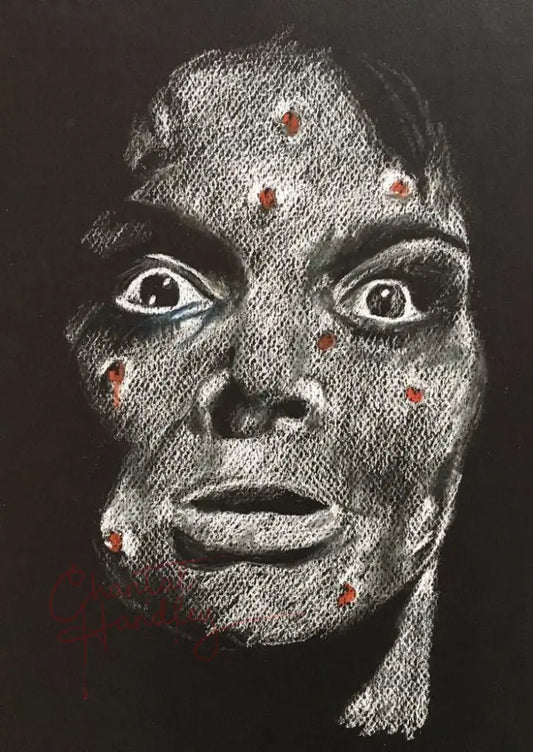 ChantalLauraHandley ORIGINAL ARTWORK BLACK SUNDAY - Original Pastel Artwork