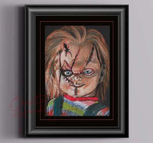 ChantalLauraHandley ORIGINAL ARTWORK CHILDS PLAY - Original Pastel Artwork