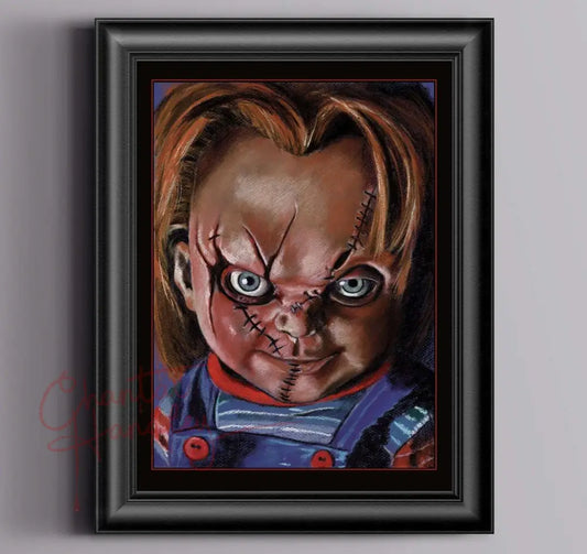 ChantalLauraHandley ORIGINAL ARTWORK CHILDS PLAY - Original Pastel Artwork