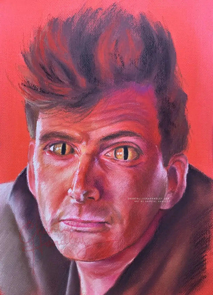 ChantalLauraHandley ORIGINAL ARTWORK CROWLEY - Original Pastel Artwork