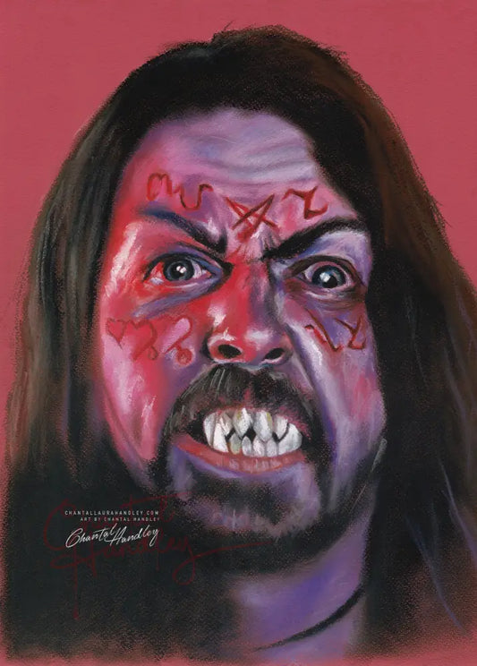 ChantalLauraHandley ORIGINAL ARTWORK Dave Grohl - STUDIO 666