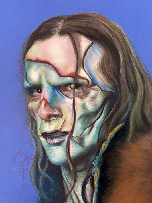 Chantal Laura Handley ORIGINAL ARTWORK Frankenstein - A Guillermo Del Toro Tribute | Original Pastel Artwork