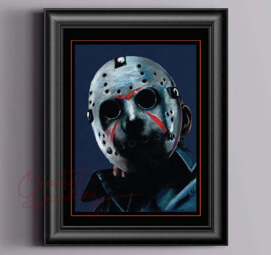 ChantalLauraHandley ORIGINAL ARTWORK Friday the 13th - Original Pastel Artwork