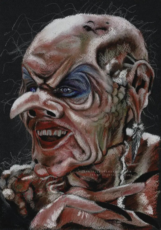 ChantalLauraHandley ORIGINAL ARTWORK GRAND HIGH WITCH - The Witches - Original Pastel Artwork