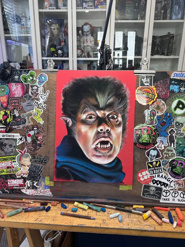 ChantalLauraHandley ORIGINAL ARTWORK Henry Hull - Werewolf of London