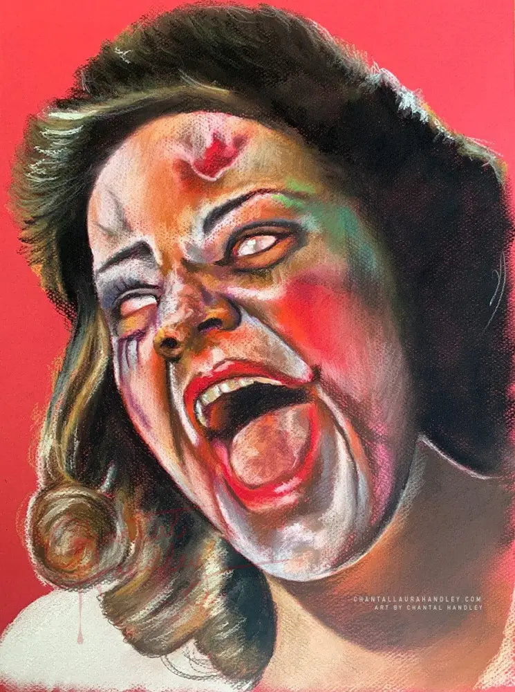 ChantalLauraHandley ORIGINAL ARTWORK Linda - Evil Dead