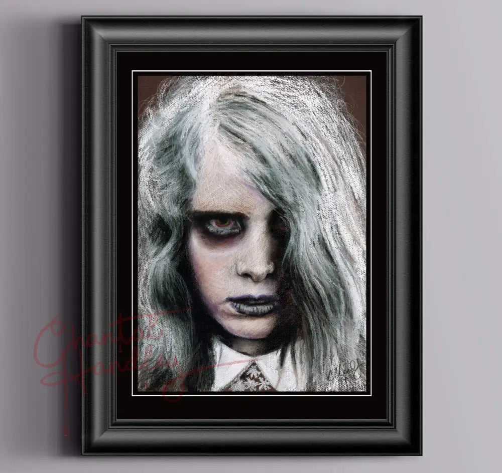 ChantalLauraHandley ORIGINAL ARTWORK Night of the Living Dead - Original Pastel Artwork