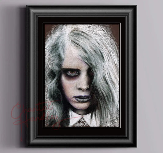 ChantalLauraHandley ORIGINAL ARTWORK Night of the Living Dead - Original Pastel Artwork
