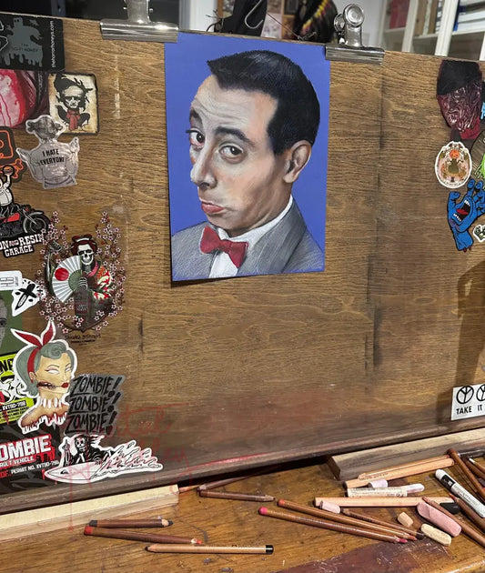 ChantalLauraHandley ORIGINAL ARTWORK PEE-WEE HERMAN