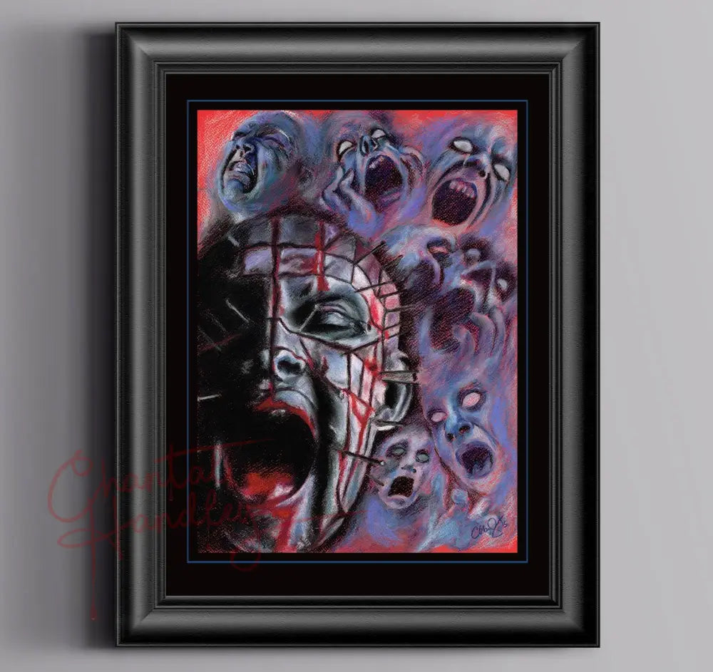 ChantalLauraHandley ORIGINAL ARTWORK Pleasure and Pain - Original Pastel Artwork