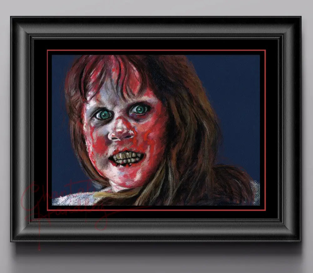 ChantalLauraHandley ORIGINAL ARTWORK Regan McNeil - Original Pastel Artwork