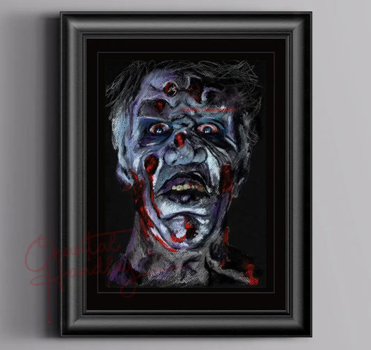 ChantalLauraHandley ORIGINAL ARTWORK THIRTEEN GHOSTS - Original Pastel Artwork