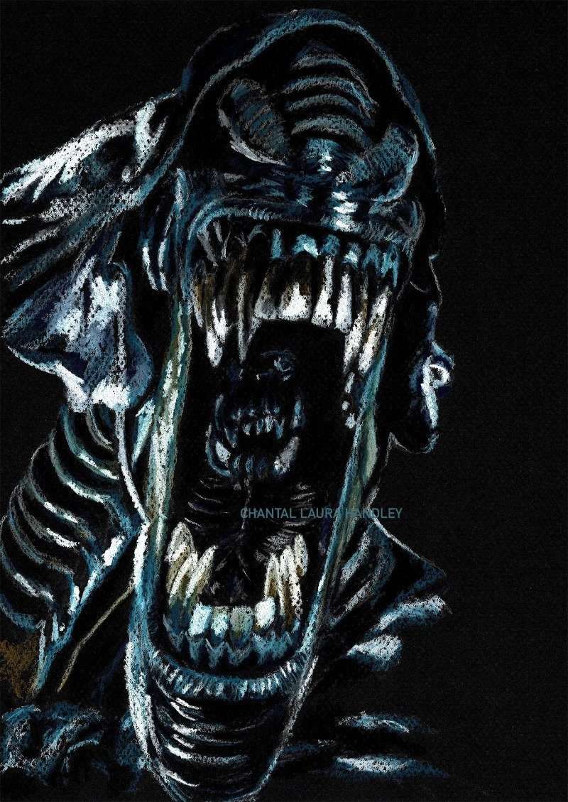 ChantalLauraHandley ART PRINT Alien - Xenomorph