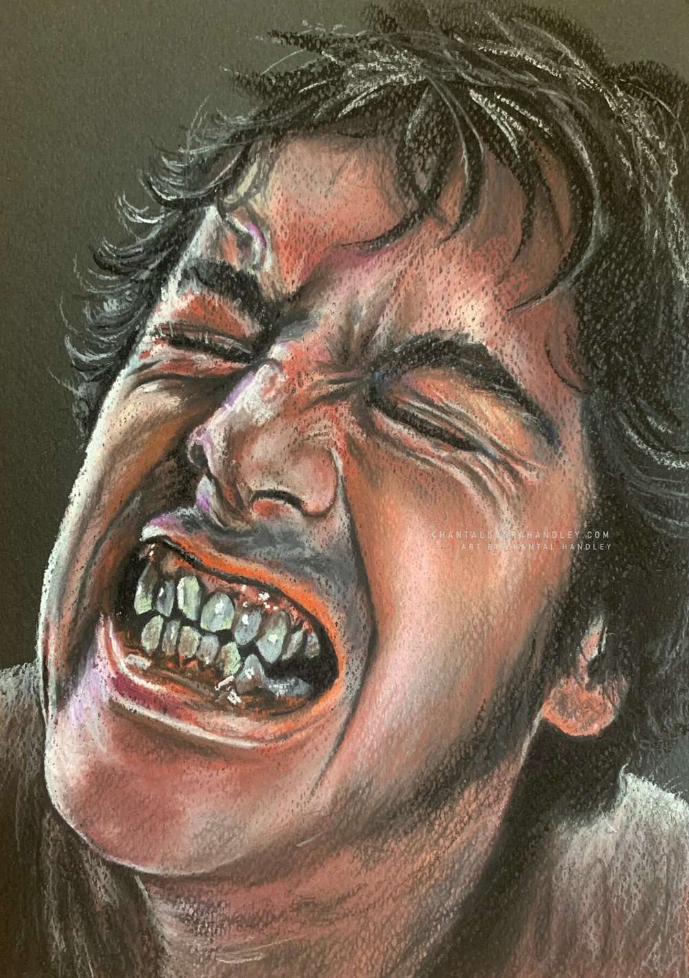 ChantalLauraHandley ART PRINT American Werewolf in London - David Kessler