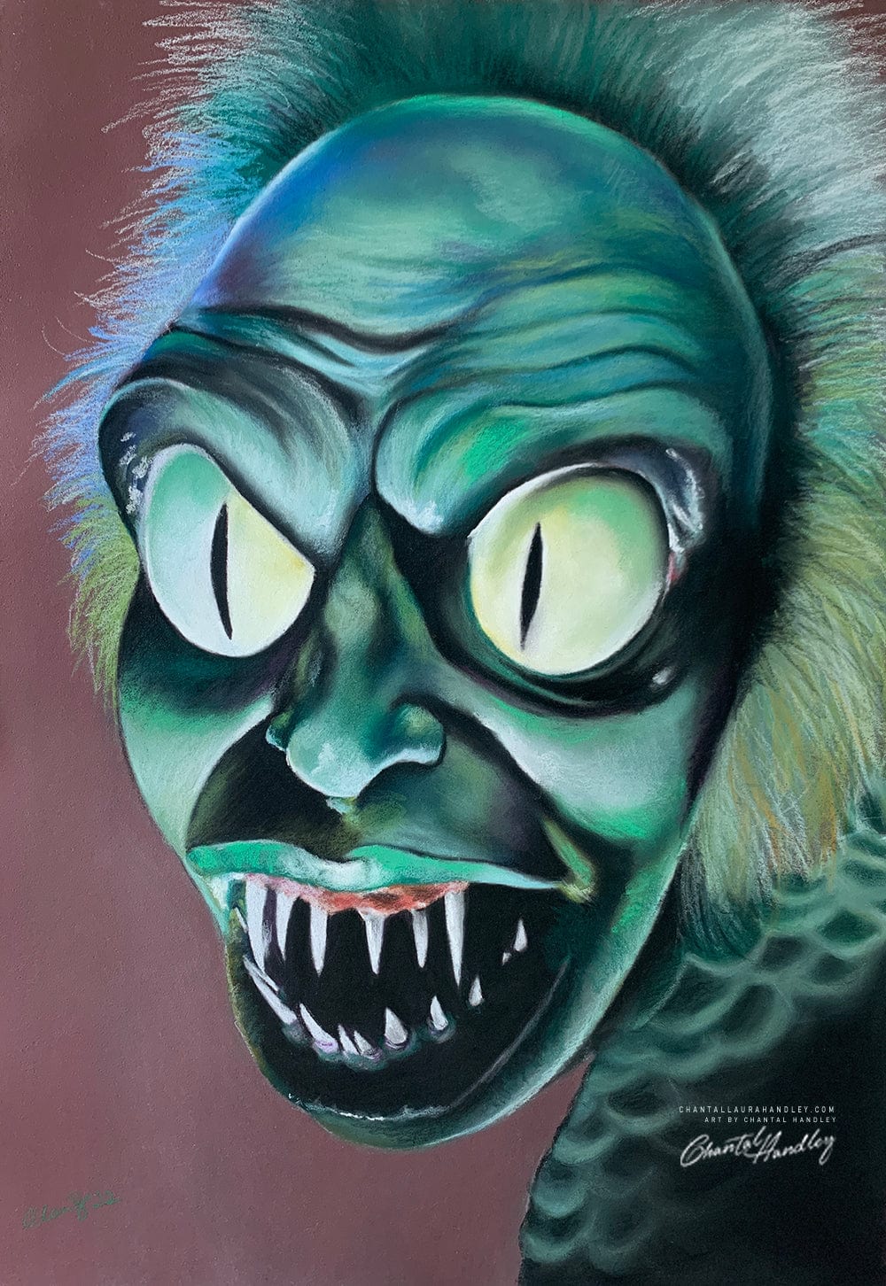 BEETLEJUICE - Original Pastel Artwork ChantalLauraHandley