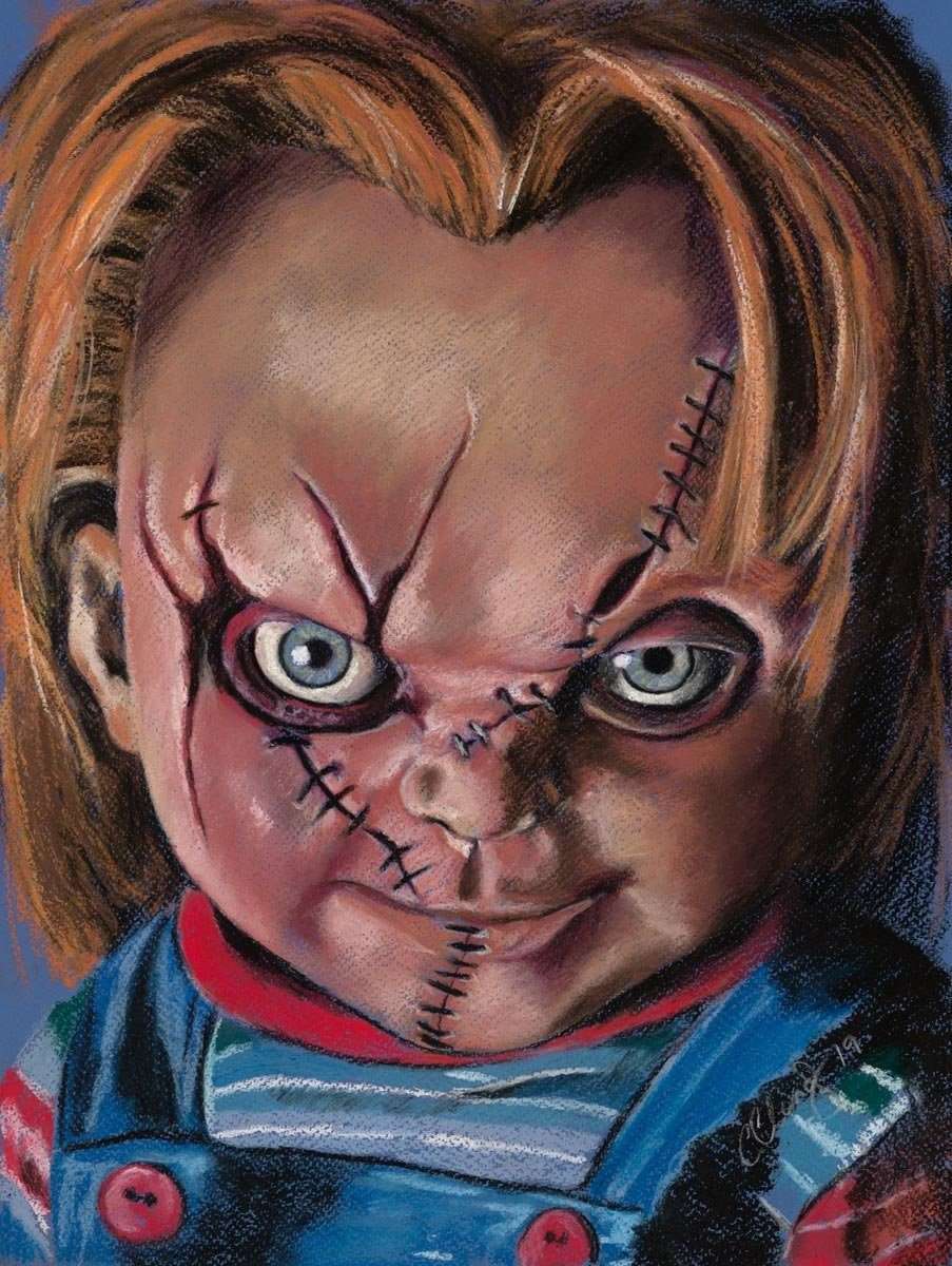 ChantalLauraHandley ART PRINT 11.6 x 16.5 Chucky - Childs Play