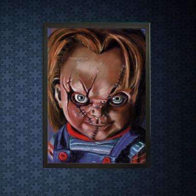 ChantalLauraHandley ART PRINT 11.6 x 16.5 Chucky - Childs Play