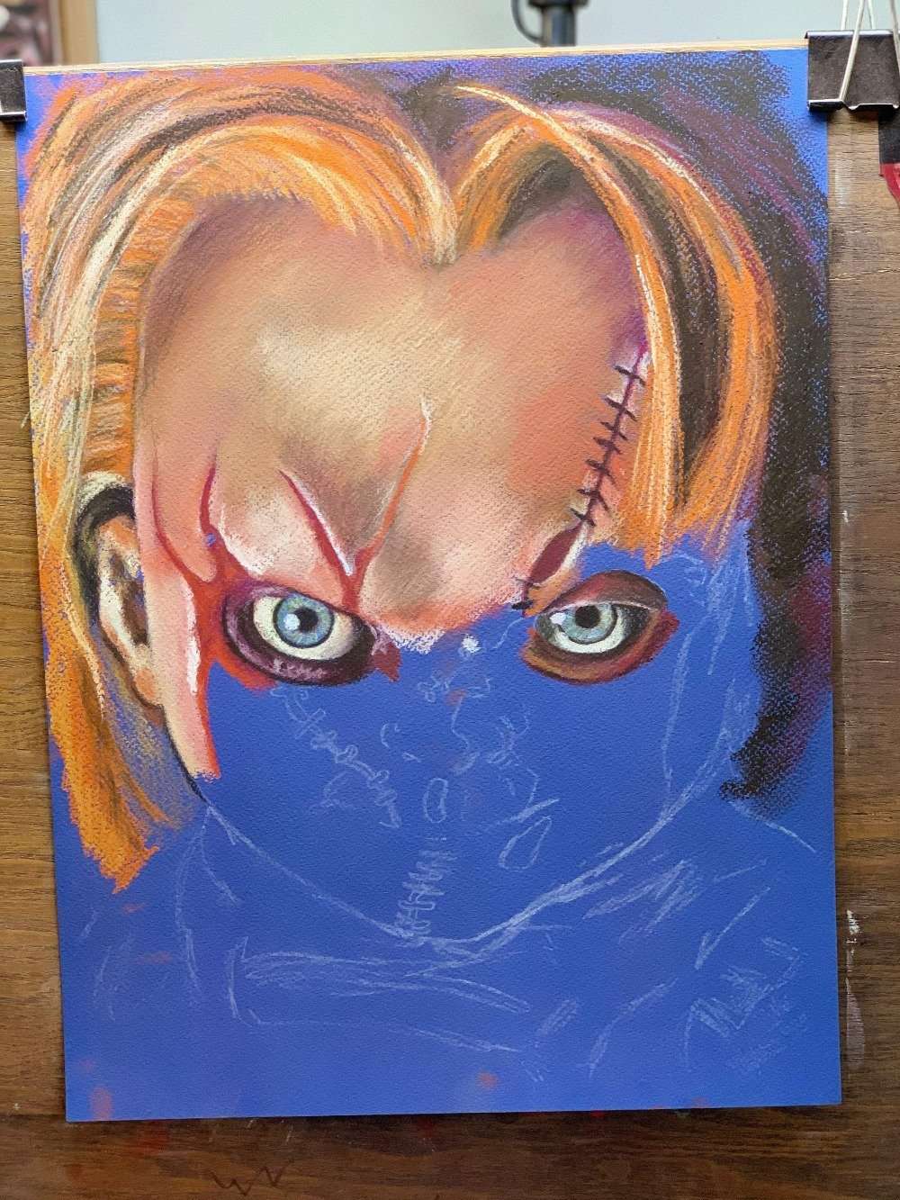 ChantalLauraHandley ORIGINAL ARTWORK CHILDS PLAY - Original Pastel Artwork