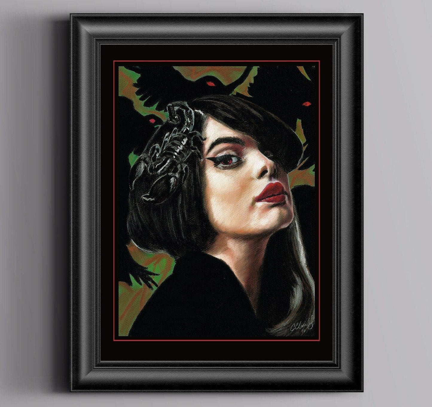 ChantalLauraHandley ART PRINT 11.7 x 16.5 in The Dark Tempest - Witch