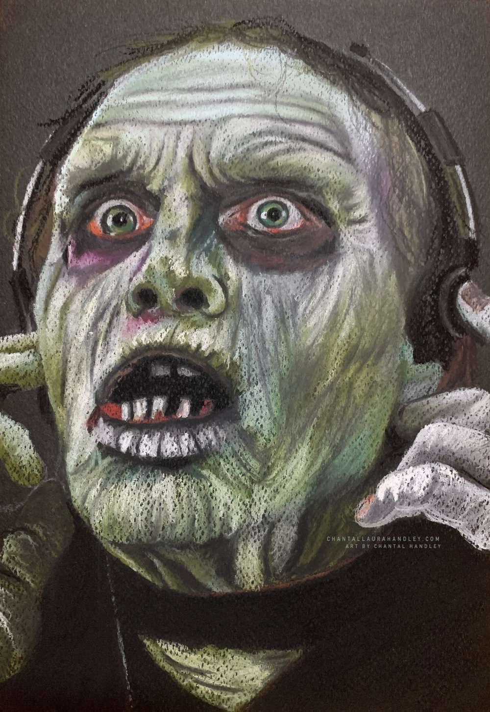 ChantalLauraHandley ART PRINT Zombie Bub from Day of the Dead