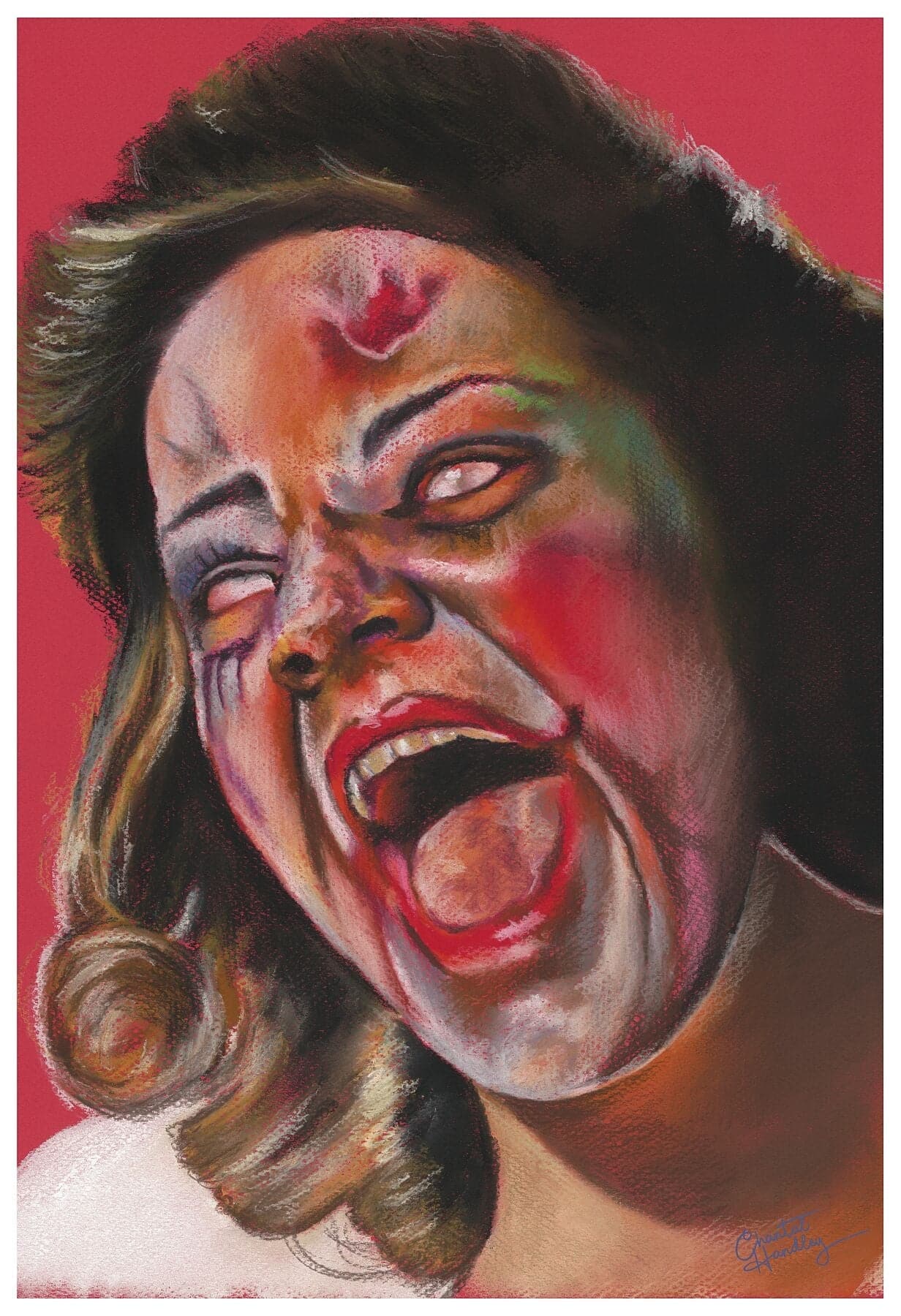Chantal Laura Handley ART PRINT Linda - Evil Dead