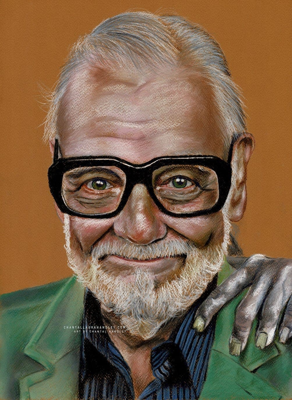 ChantalLauraHandley ART PRINT 11.6 x 16.5 George A. Romero