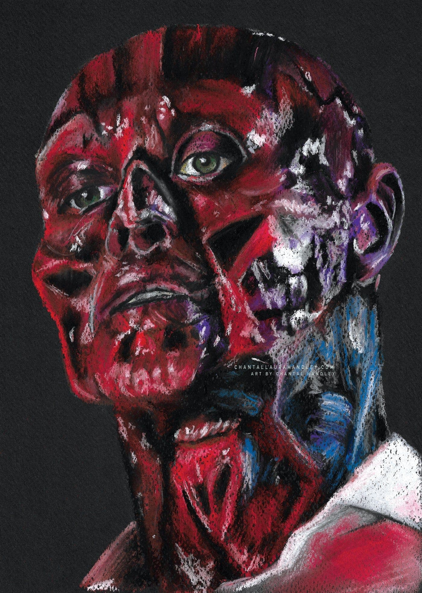ChantalLauraHandley ART PRINT Skinless Frank Cotton - Hellraiser