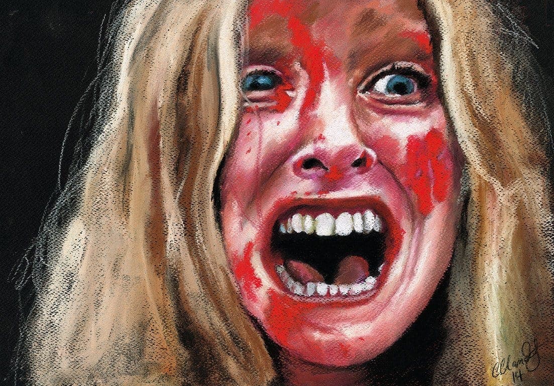 ChantalLauraHandley ORIGINAL ARTWORK Sally Hardesty - Texas Chainsaw Massacre