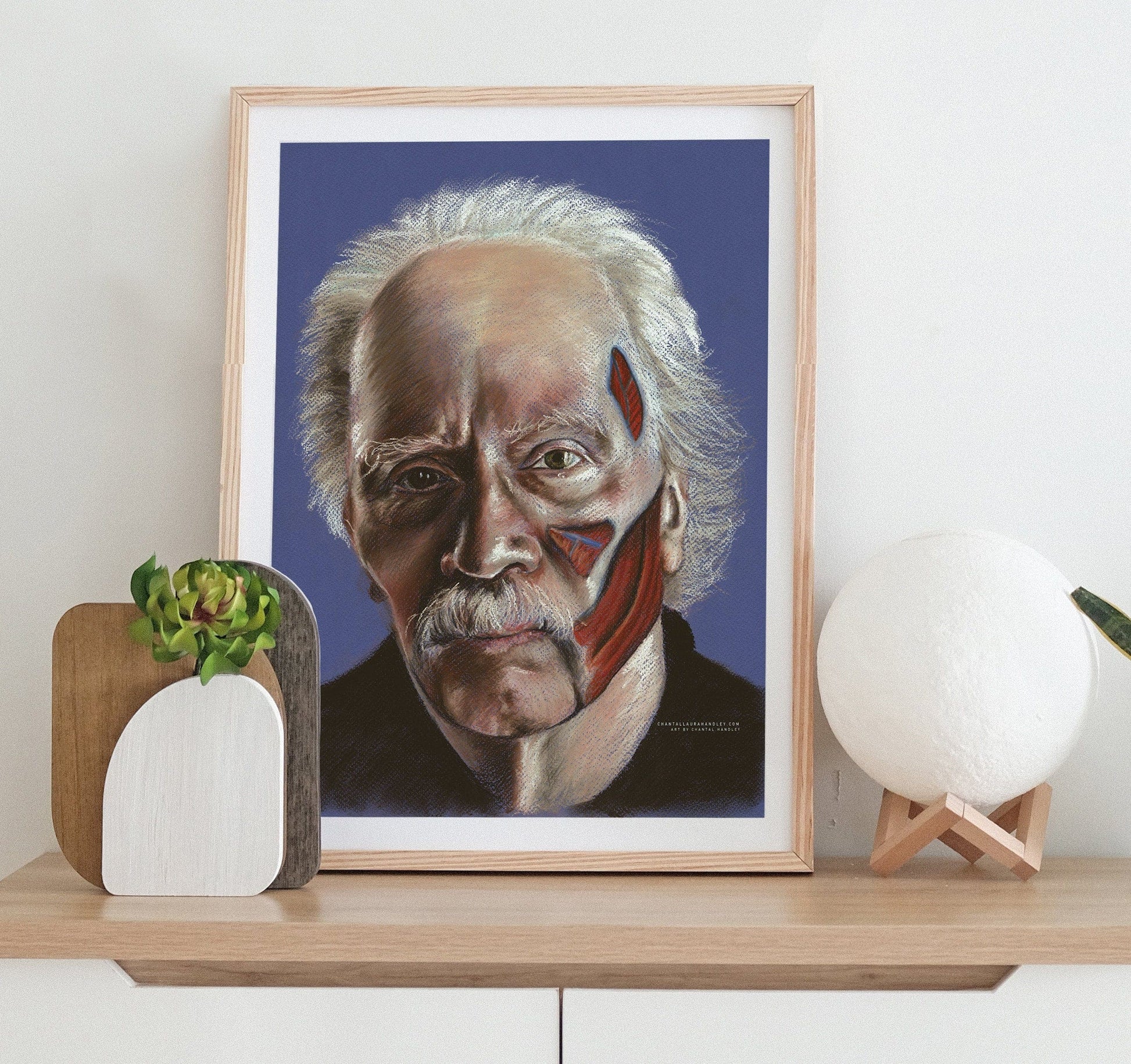 ChantalLauraHandley ART PRINT 11.6 x 16.5 John Carpenter/They Live Portrait
