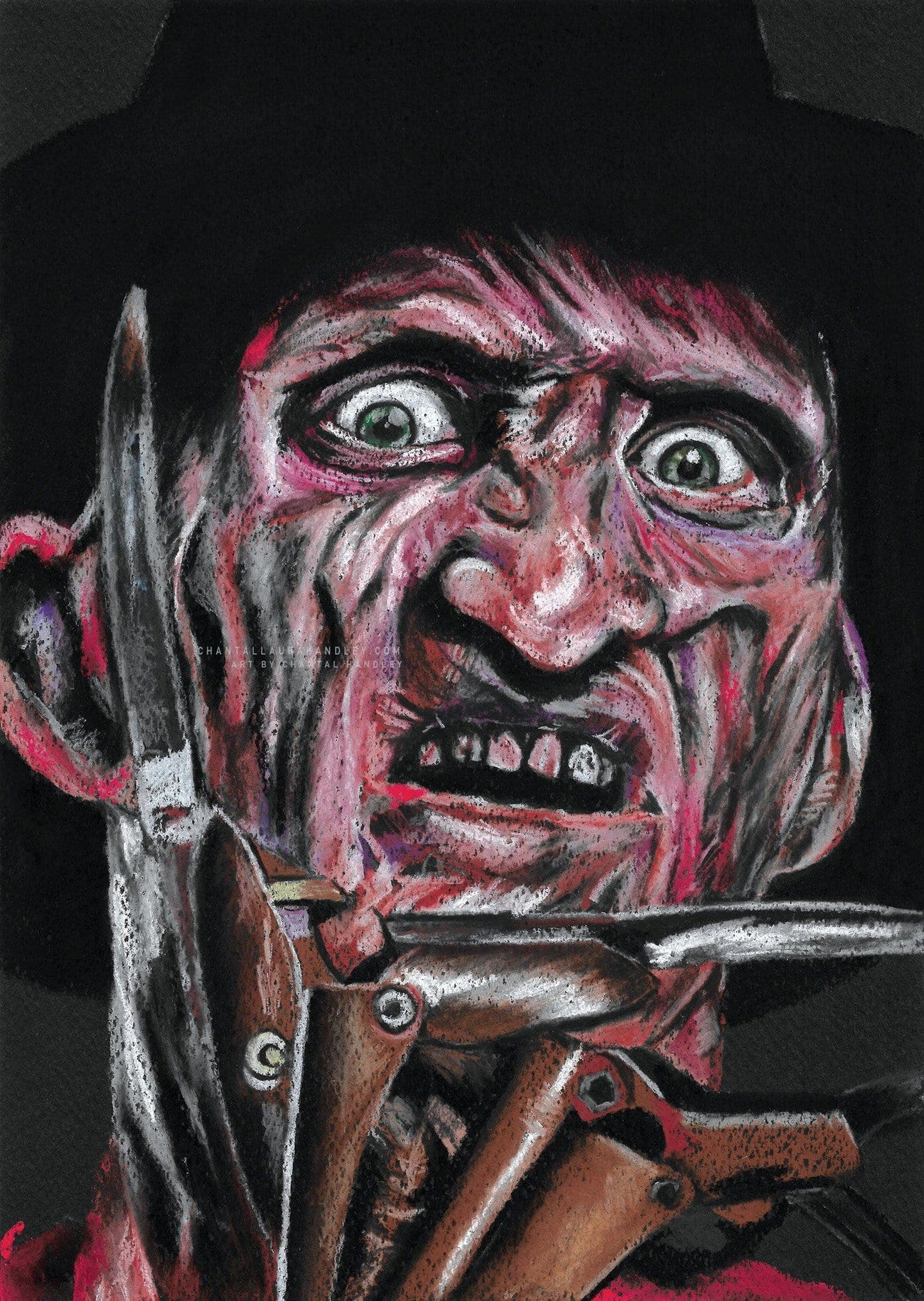 ChantalLauraHandley ART PRINT Freddy Krueger - A Nightmare on Elm Street