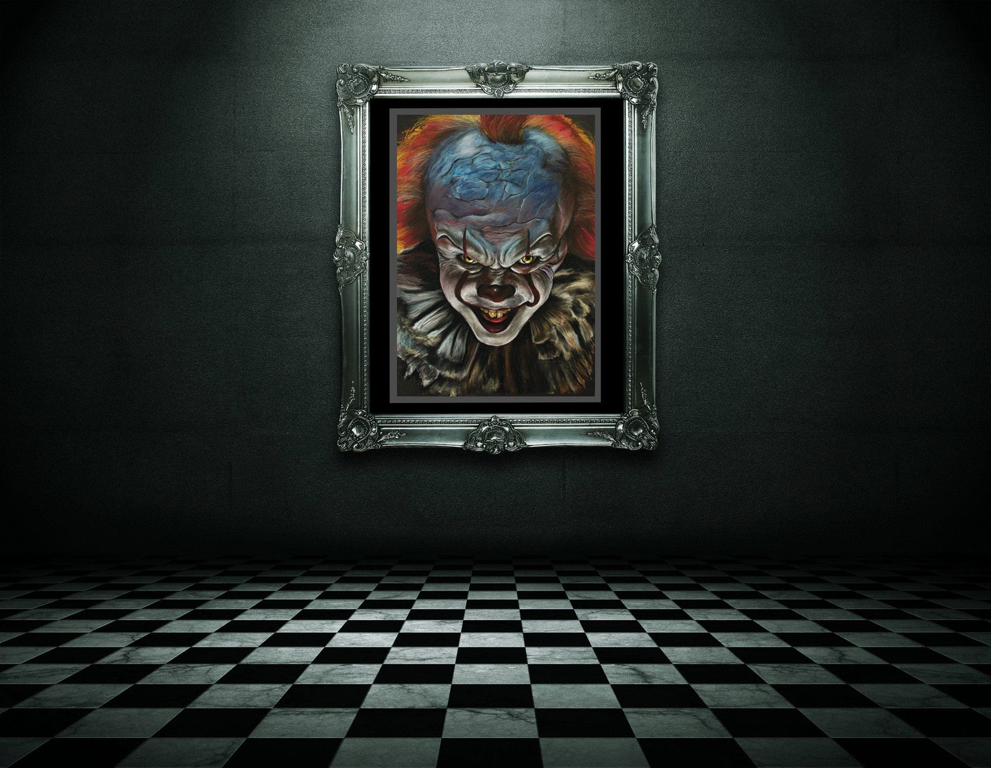 ChantalLauraHandley ORIGINAL ARTWORK SOLD PENNYWISE - IT MOVIE Chapter 2 - SOLD