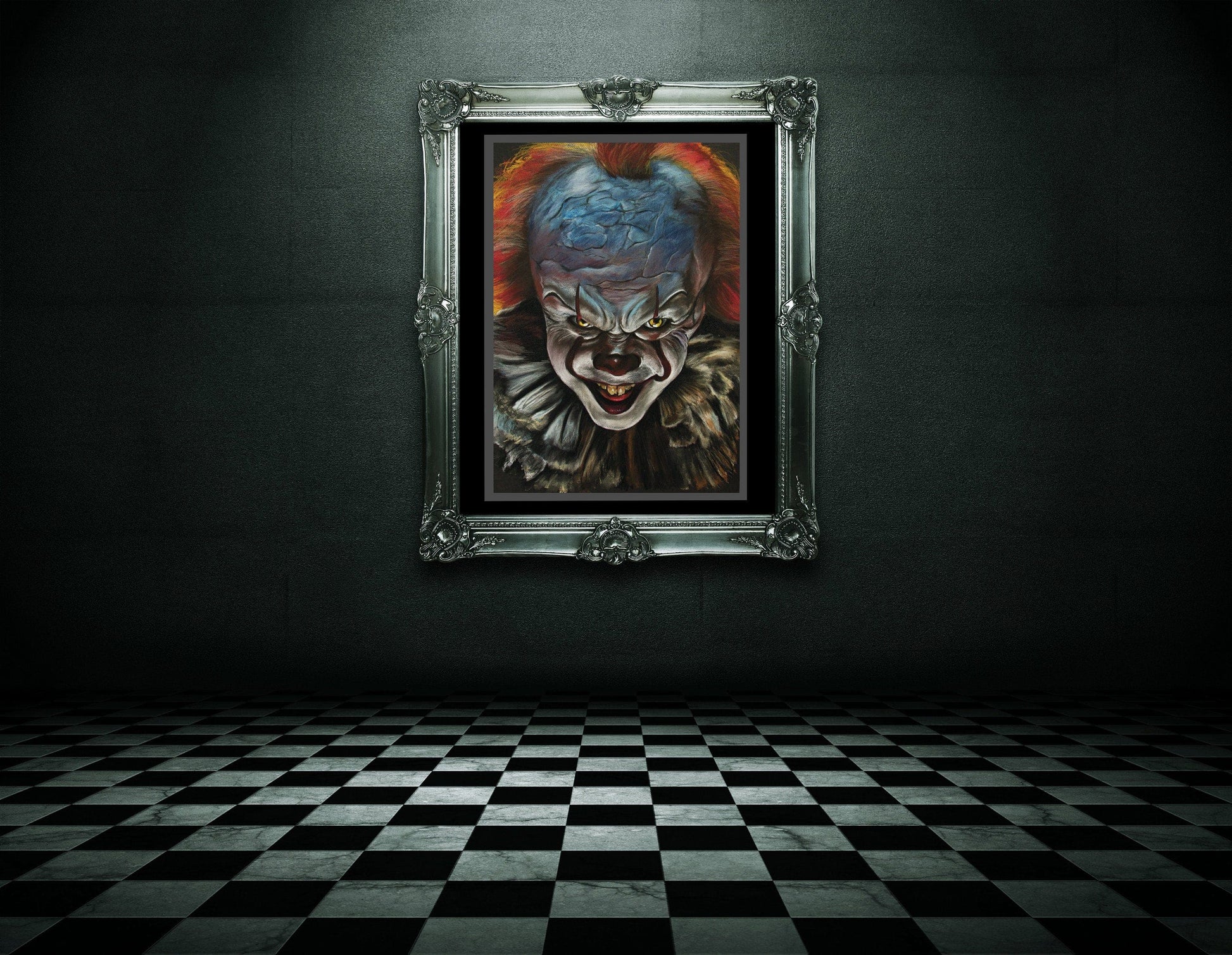 ChantalLauraHandley ORIGINAL ARTWORK SOLD PENNYWISE - IT MOVIE Chapter 2 - SOLD