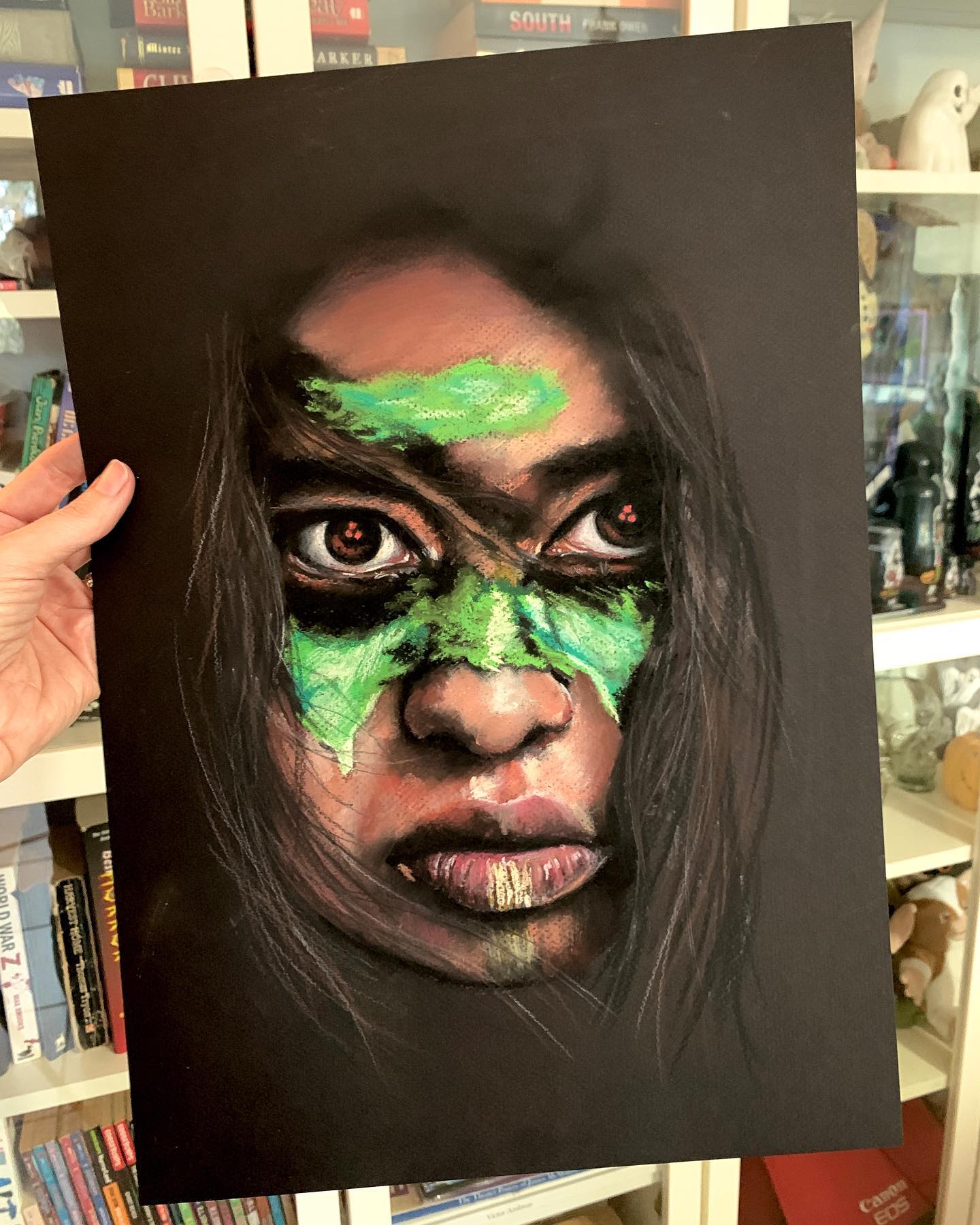 ChantalLauraHandley ORIGINAL ARTWORK SOLD - PREY - NARU - Original Pastel Artwork - SOLD
